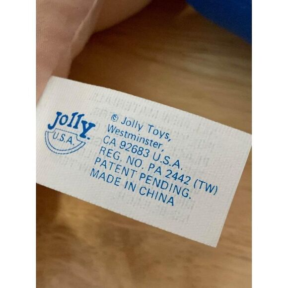 Vintage 1988 Jolly USA Toys Cloth Scarecrow 18” - Picture 4 of 6